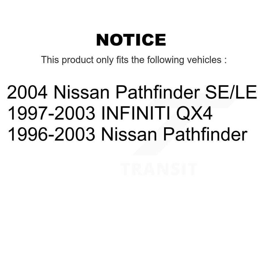 Front Lower Suspension Ball Joint TOR-K90662 For Nissan Pathfinder INFINITI QX4