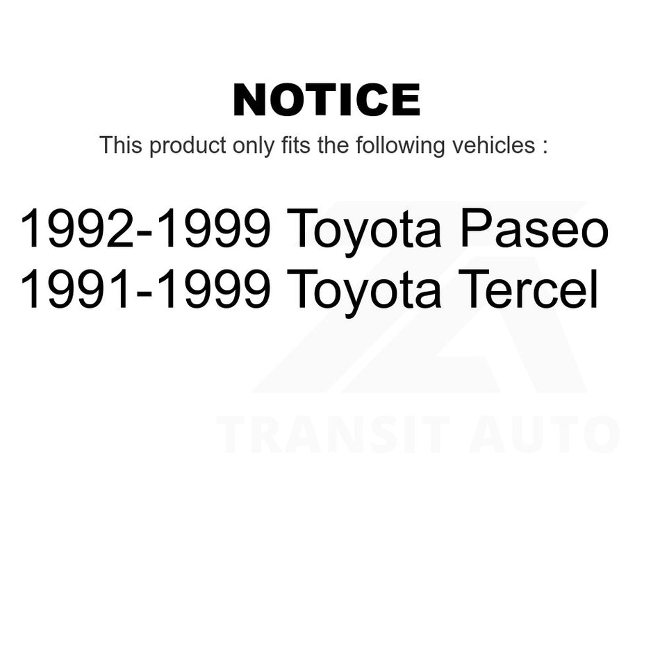 Front Left Lower Suspension Ball Joint TOR-K9740 For Toyota Tercel Paseo