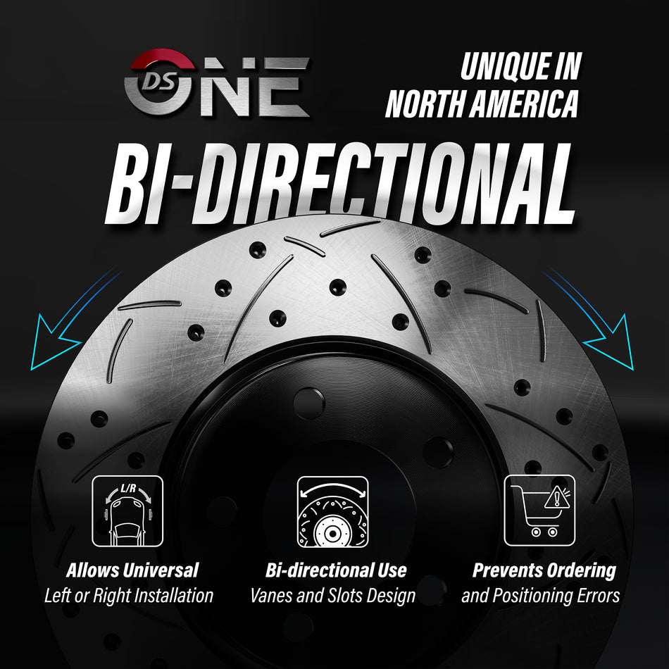 Rear Disc Drilled & Slotted Rotors Ceramic Pads Parking Shoes Kit For Kia Sportage Tucson KDT-102142