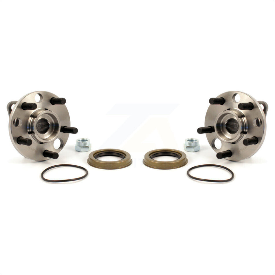 Front Wheel Bearing Hub Assembly Pair For Chevrolet Cavalier Pontiac Sunfire Grand Am Corsica Buick Skylark Oldsmobile Beretta Sunbird Achieva Cutlass Calais Skyhawk J2000 Firenza Somerset K70-100244 by Kugel