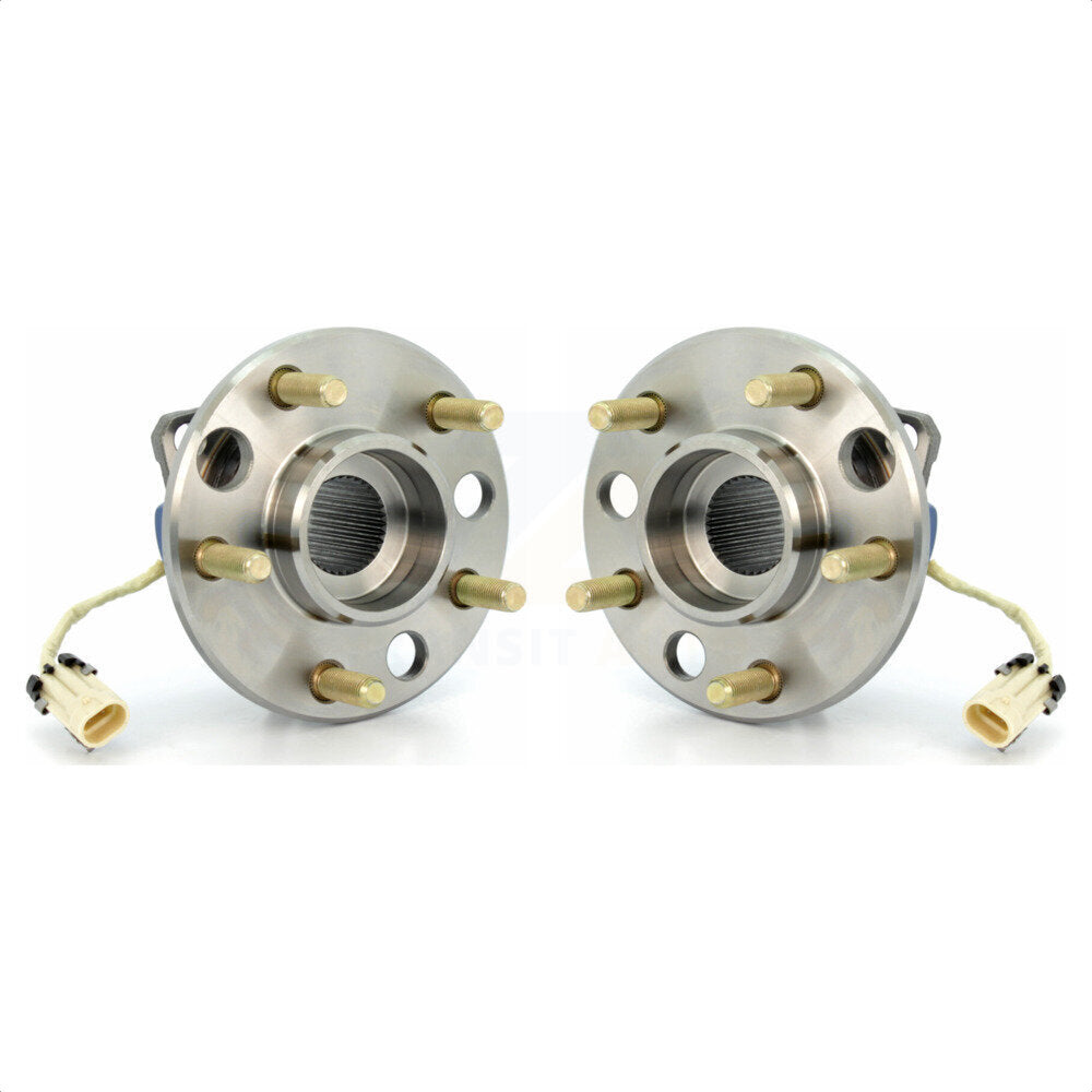 Front Wheel Bearing Hub Assembly Pair For Buick LeSabre Oldsmobile Cadillac DeVille 88 Pontiac Bonneville Park Avenue Cutlass Ciera Century Eldorado Seville 98 Riviera Chevrolet Lumina APV K70-100249 by Kugel