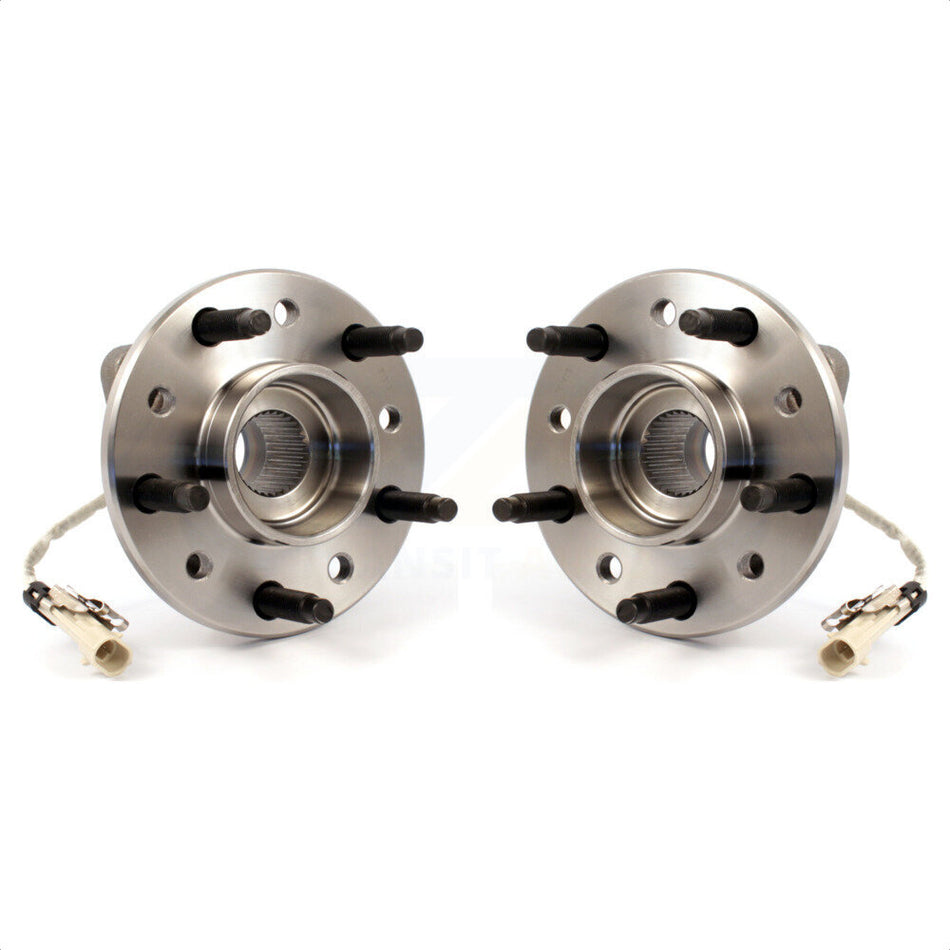 Front Wheel Bearing And Hub Assembly Pair For Chevrolet Pontiac Grand Am Malibu Oldsmobile Alero Classic Cutlass K70-100259 by Kugel