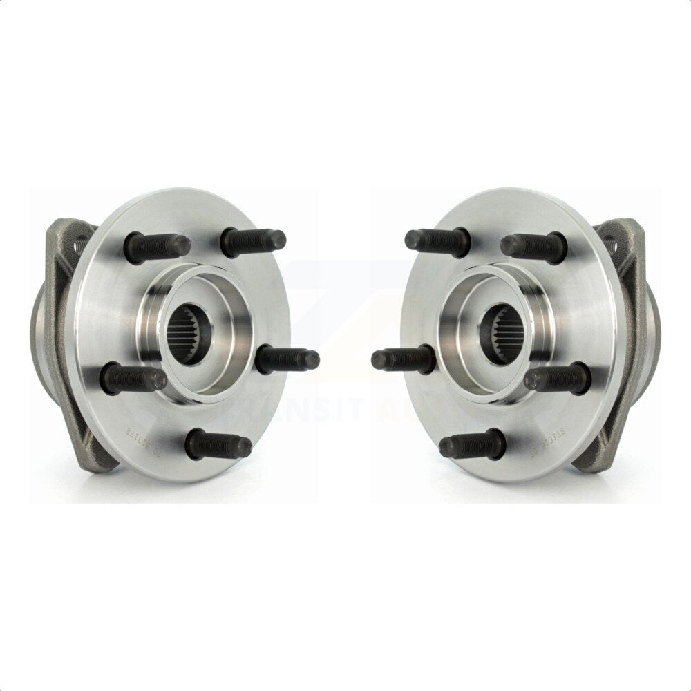 Front Wheel Bearing And Hub Assembly Pair For 2002-2005 Jeep Liberty Non-ABS K70-100270 by Kugel