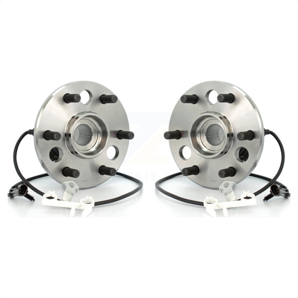 Front Wheel Bearing And Hub Assembly Pair For Chevrolet K1500 GMC Tahoe Suburban Yukon K2500 Cadillac Escalade K70-100382 by Kugel