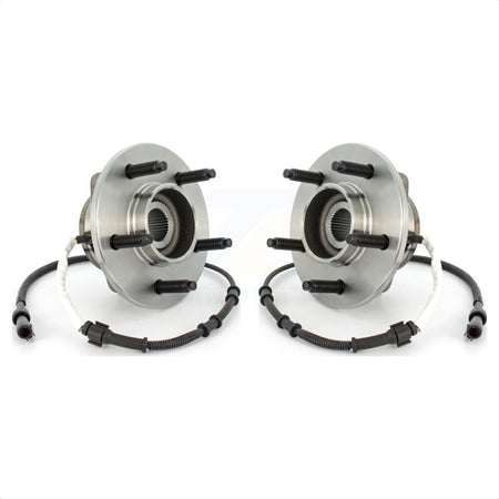 Front Wheel Bearing And Hub Assembly Pair For Ford F-150 Heritage 4WD with 4-Wheel ABS K70-100385 by Kugel