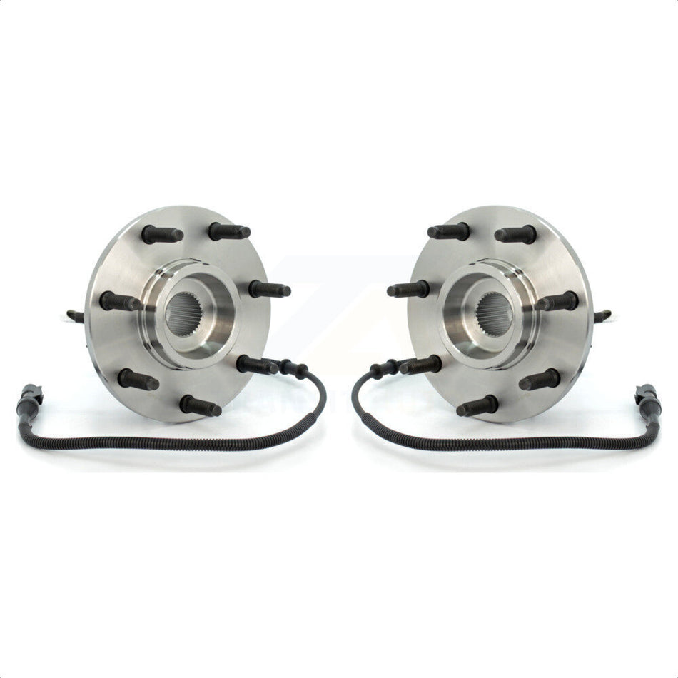 Front Wheel Bearing And Hub Assembly Pair For Ford F-150 Heritage F-250 4WD with 4-Wheel ABS K70-100386 by Kugel