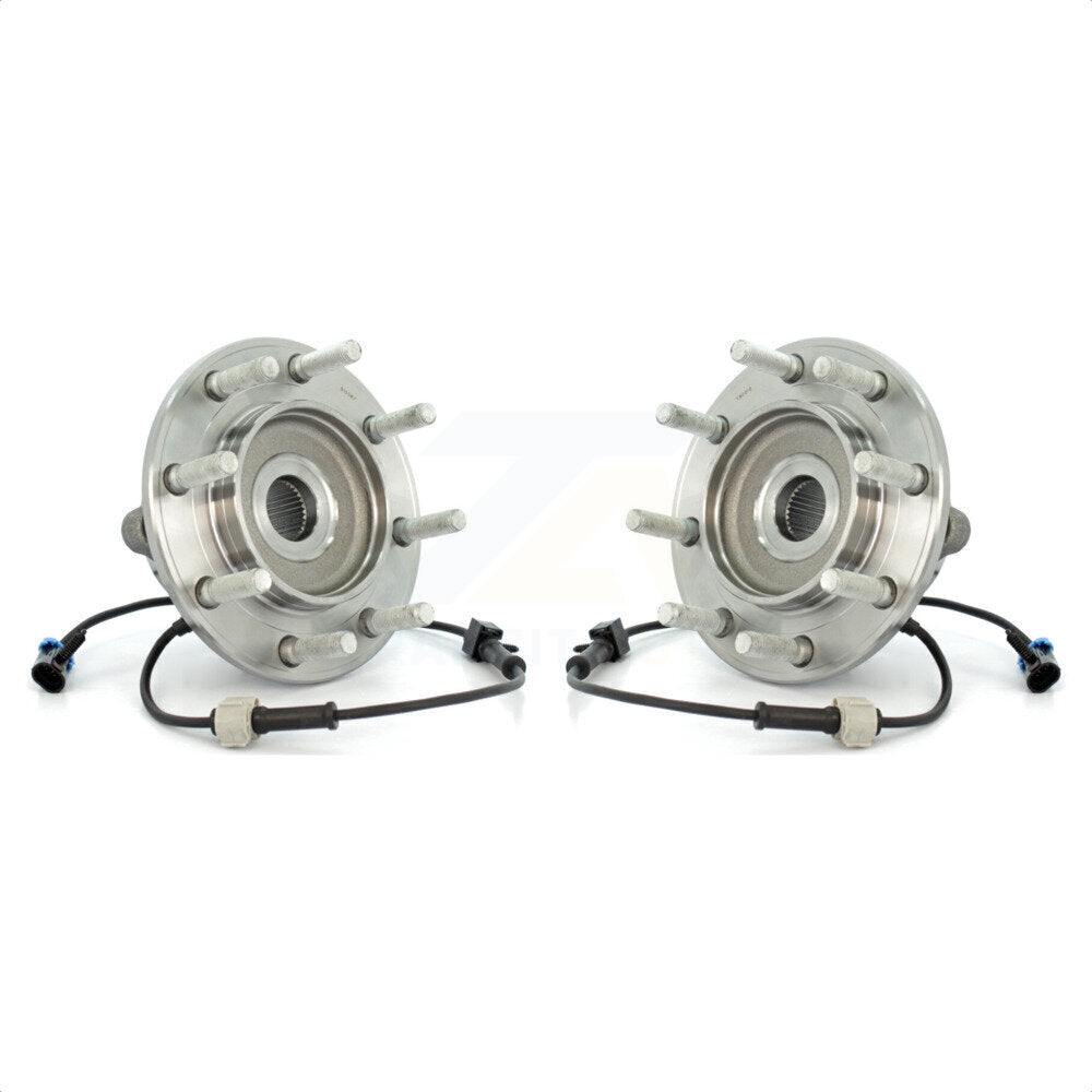 Front Wheel Bearing And Hub Assembly Pair For Chevrolet Silverado 3500 GMC Sierra Classic RWD K70-100422 by Kugel