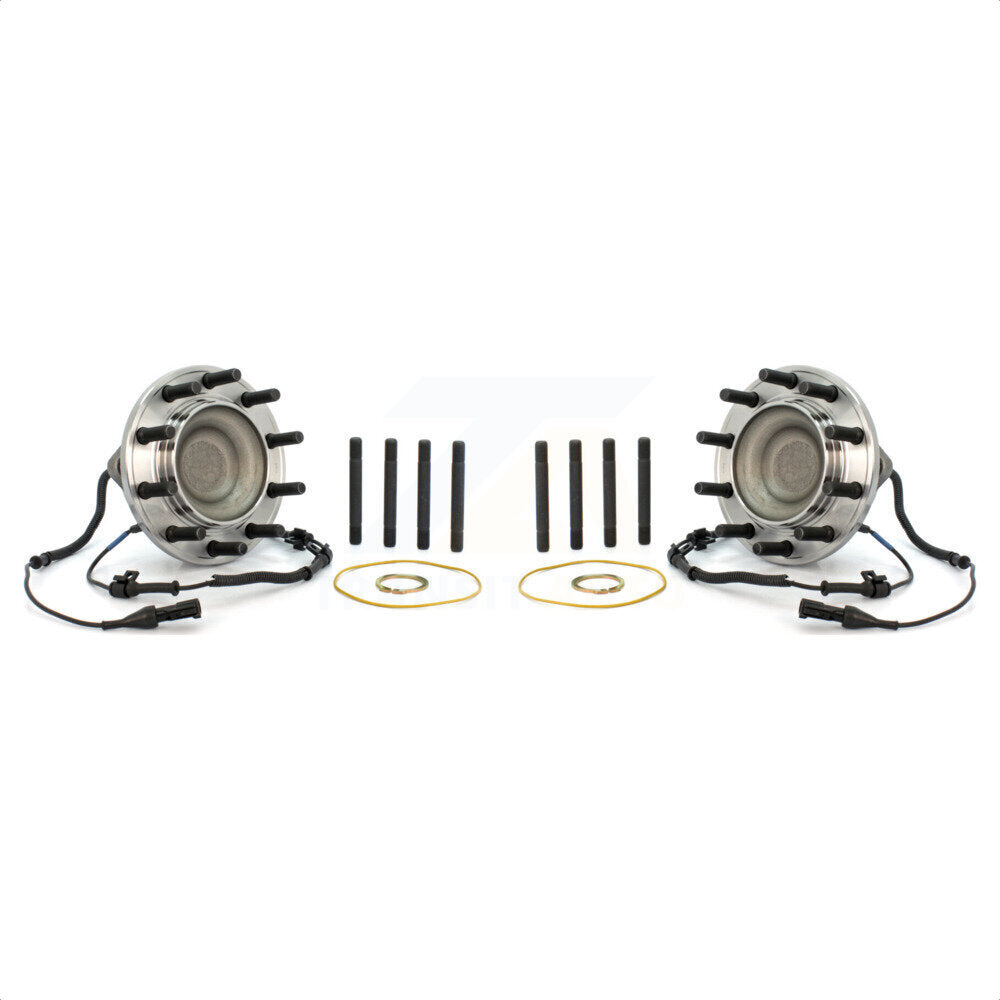 Front Wheel Bearing And Hub Assembly Pair For 2005-2010 Ford F-450 Super Duty F-550 4 X 2 K70-100435 by Kugel