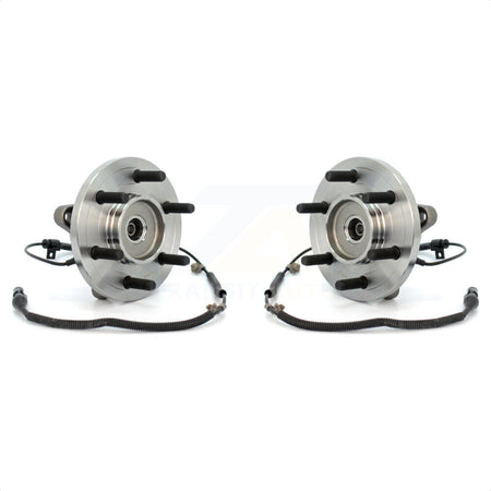 Front Wheel Bearing And Hub Assembly Pair For Ford F-150 With 6 Lug Wheels Without Heavy Duty Payload Package K70-100438 by Kugel