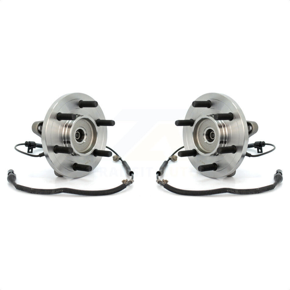 Front Wheel Bearing And Hub Assembly Pair For Ford F-150 With 6 Lug Wheels Without Heavy Duty Payload Package K70-100438 by Kugel