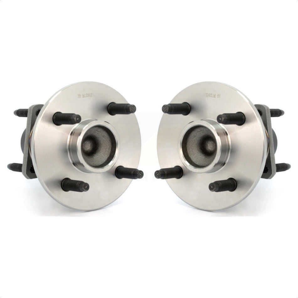 Rear Wheel Bearing And Hub Assembly Pair For Chevrolet Cobalt Saturn Ion Pontiac G5 Pursuit With 4 Lug Wheels 4-Wheel ABS K70-100616 by Kugel