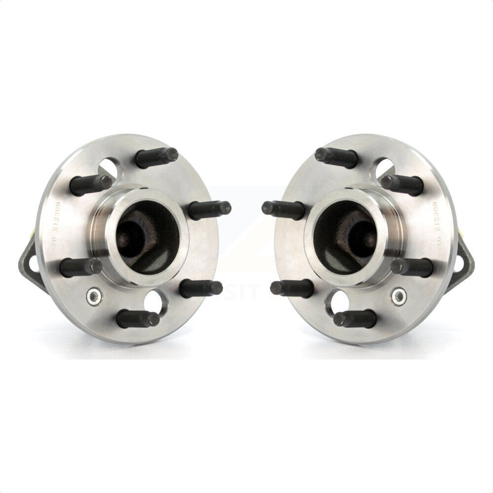 Rear Wheel Bearing And Hub Assembly Pair For Chevrolet Uplander Buick Terraza Pontiac Montana Saturn Relay 4 Hole Rectangular Flange K70-100650 by Kugel