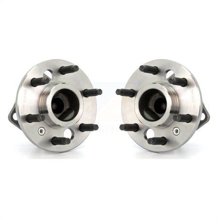 Rear Wheel Bearing And Hub Assembly Pair For Chevrolet Uplander Buick Terraza Pontiac Montana Saturn Relay 4 Hole Rectangular Flange K70-100650 by Kugel