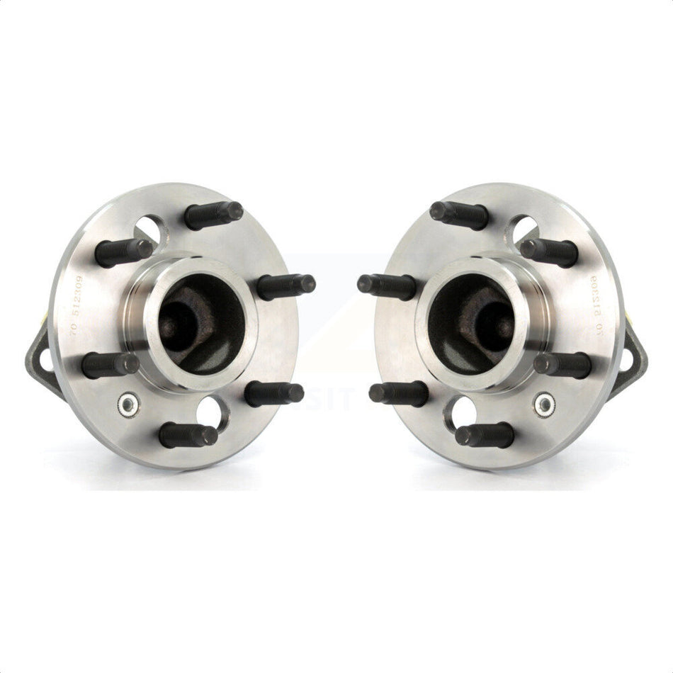 Rear Wheel Bearing And Hub Assembly Pair For Chevrolet Uplander Buick Terraza Pontiac Montana Saturn Relay 4 Hole Rectangular Flange K70-100650 by Kugel