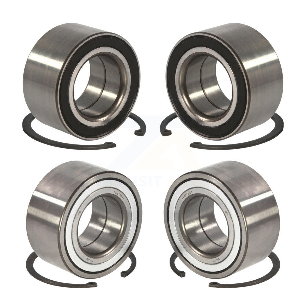 Front Rear Wheel Bearing Kit For BMW 328i xDrive 328xi 335i 325xi 335xi 330xi K70-101145 by Kugel