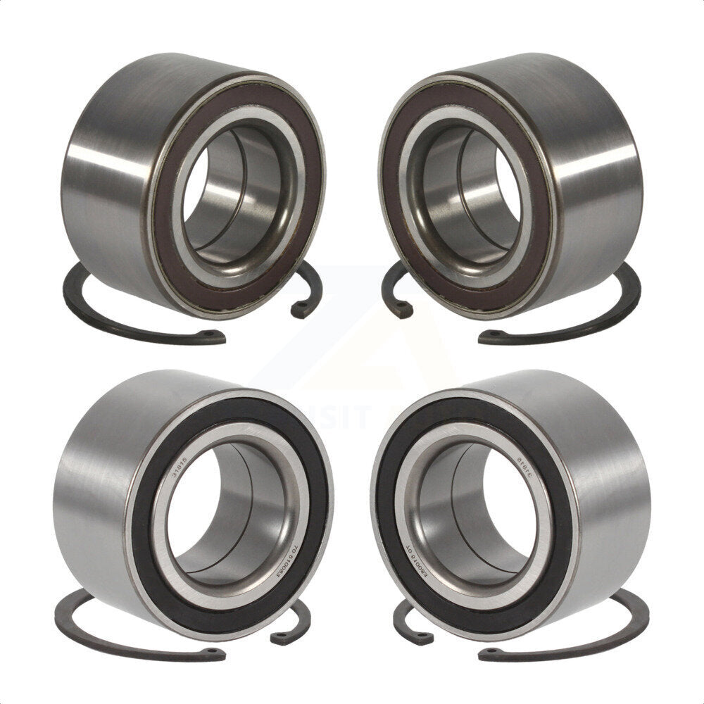 Front Rear Wheel Bearing Kit For 2012 Mercedes-Benz S350 K70-101151 by Kugel