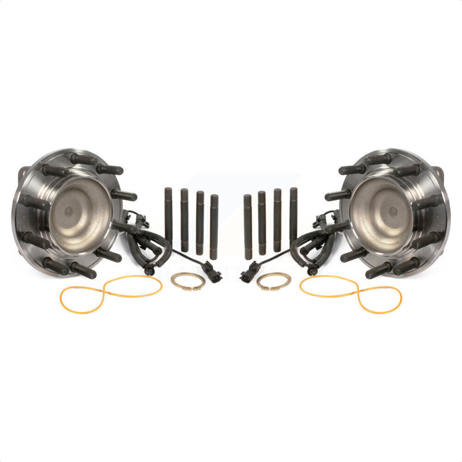 Front Wheel Bearing And Hub Assembly Pair For 2011-2016 Ford F-450 Super Duty F-550 4 X 2 K70-101414 by Kugel