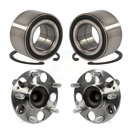 Front Rear Wheel Bearing And Hub Assembly Kit For Honda Civic K70-101628 by Kugel