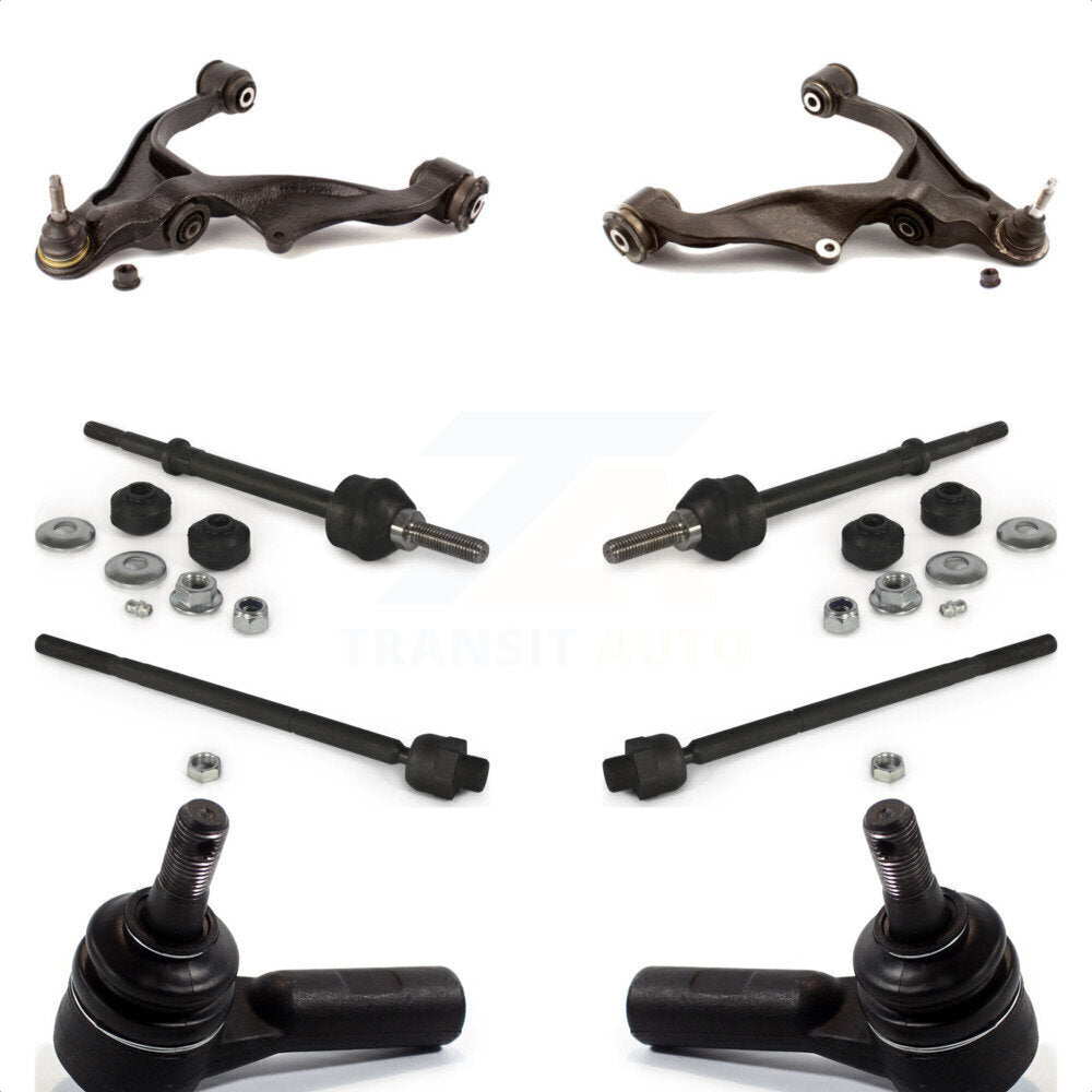 Front Suspension Control Arm And Ball Joint Assembly Steering Tie Rod End Stabilizer Bar Link Kit (8Pc) For Dodge Ram 1500 4WD K72-100128 by Top Quality