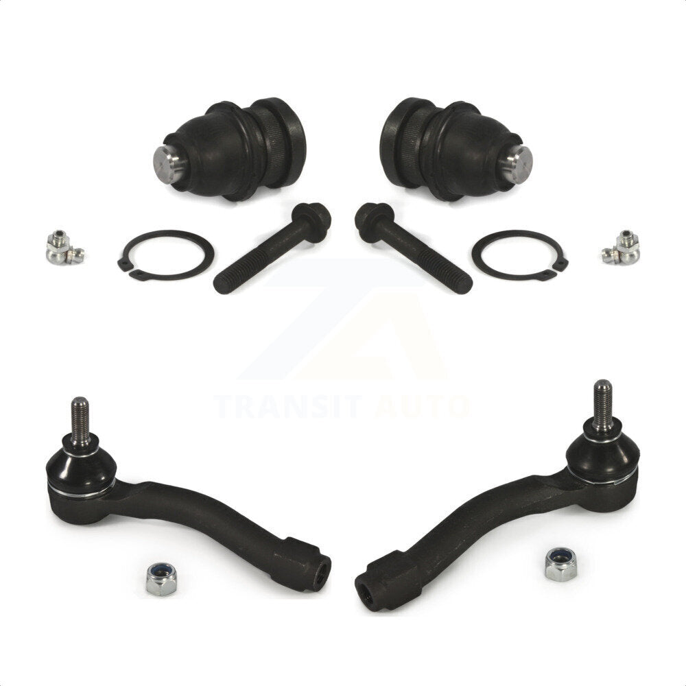 Front Suspension Ball Joint And Tie Rod End Kit For 2007-2012 Nissan Sentra K72-100883 by Top Quality