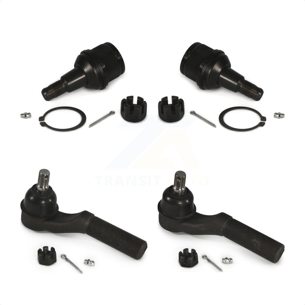 Front Suspension Ball Joint And Tie Rod End Kit For Ford E-350 Super Duty E-250 E-150 E-450 K72-100901 by Top Quality