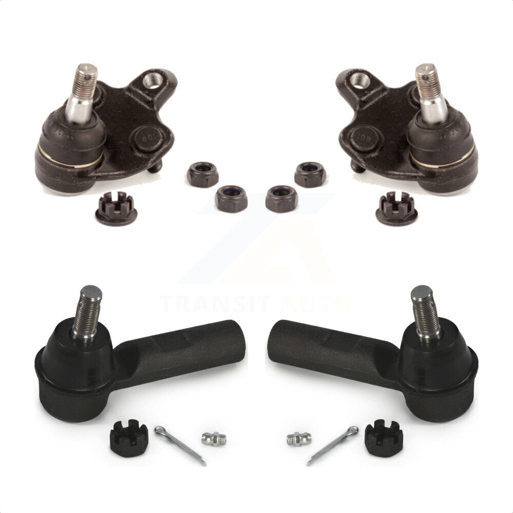 Front Suspension Ball Joint And Tie Rod End Kit For Toyota Corolla Matrix iM K72-101062 by Top Quality