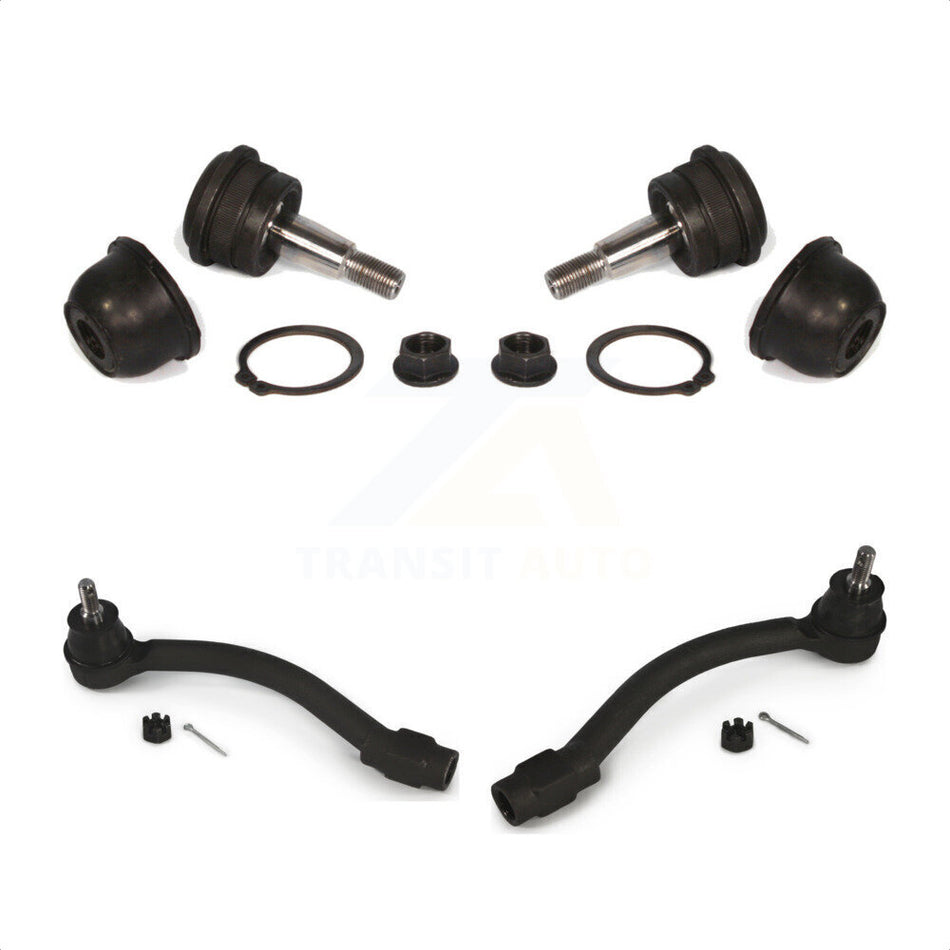 Front Suspension Ball Joint And Tie Rod End Kit For Hyundai Elantra Veloster GT Coupe K72-101068 by Top Quality