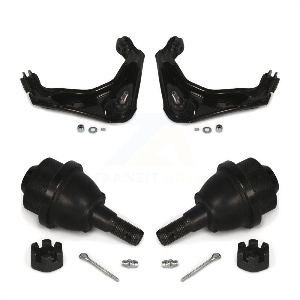 Front Suspension Control Arms And Lower Ball Joints Kit For Chevrolet Silverado 2500 HD GMC Sierra 3500 Hummer H2 Classic 1500 Suburban Yukon XL Avalanche K72-101147 by Top Quality