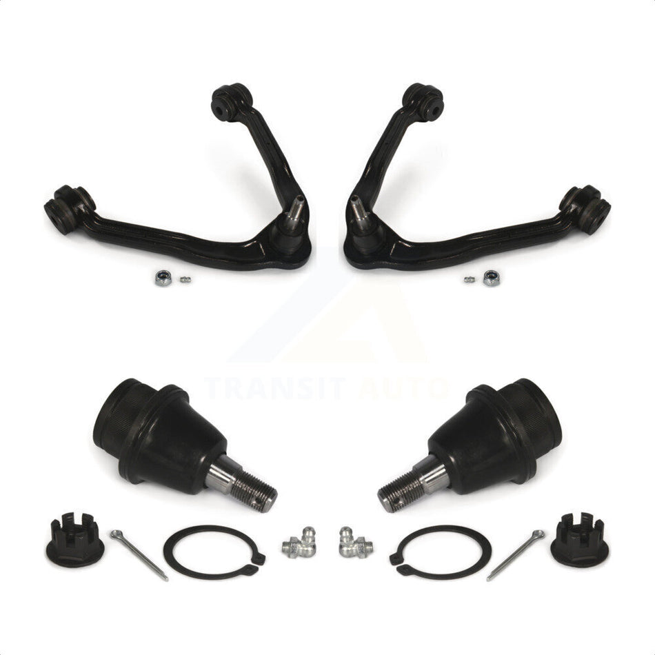 Front Suspension Control Arms And Lower Ball Joints Kit For Chevrolet Silverado 1500 GMC Tahoe Sierra Suburban Yukon Avalanche XL Cadillac Express Classic Escalade 2500 Savana ESV EXT K72-101151 by Top Quality