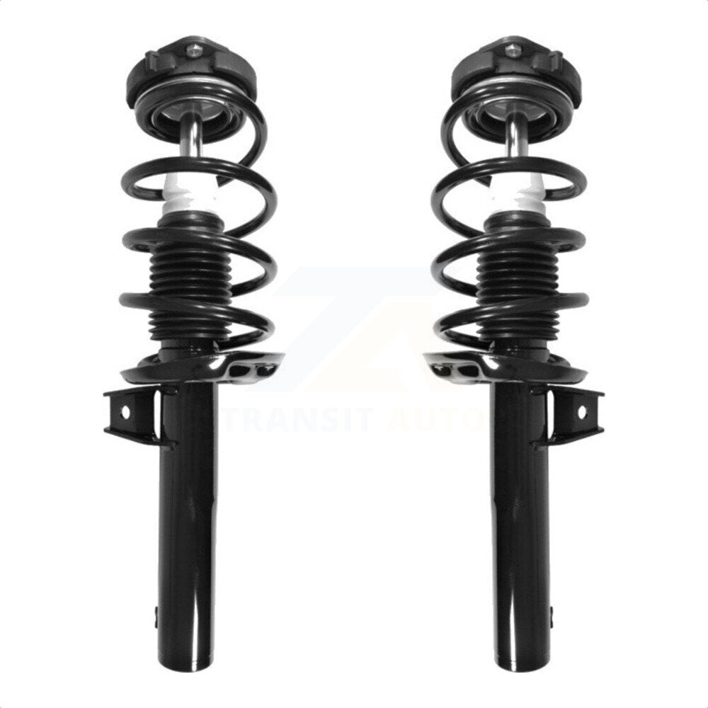 Front Complete Suspension Shocks Strut And Coil Spring Mount Assemblies Pair For Volkswagen Jetta Passat Beetle CC Eos Golf Rabbit Audi A3 Quattro K78A-100007 by Transit Auto