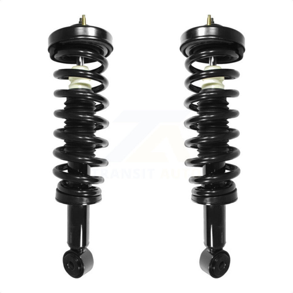 Front Complete Shocks Strut Coil Spring Assemblies Pair For Ford F-150 Lincoln Mark LT Excludes All Wheel Drive Vehicles With Torsion Suspension Lift Kits RWD K78A-100025 by Transit Auto