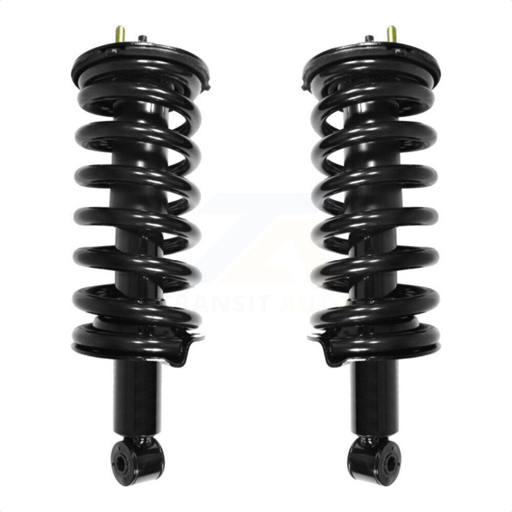 Front Complete Suspension Shocks Strut And Coil Spring Mount Assemblies Pair For Nissan Titan Armada Infiniti QX56 Pathfinder INFINITI TITAN Excludes Rear Wheel Drive 4WD K78A-100033 by Transit Auto