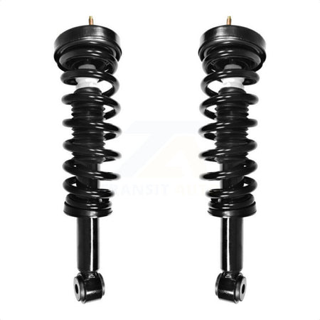 Front Complete Suspension Shocks Strut And Coil Spring Mount Assemblies Pair For 2009-2013 Ford F-150 RWD Excludes All Wheel Drive Torsion K78A-100034 by Transit Auto