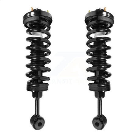 Front Complete Suspension Shocks Strut And Coil Spring Mount Assemblies Pair For 2003-2006 Ford Expedition Lincoln Navigator Excludes Air K78A-100041 by Transit Auto