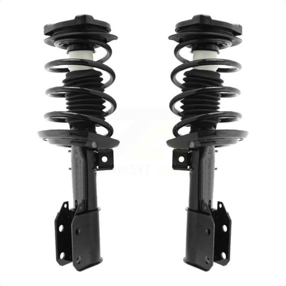 Front Complete Suspension Shocks Strut And Coil Spring Mount Assemblies Pair For Mercedes-Benz C300 C250 C350 C230 Excludes Rear Wheel Drive; W204 Chassis AWD K78A-100042 by Transit Auto