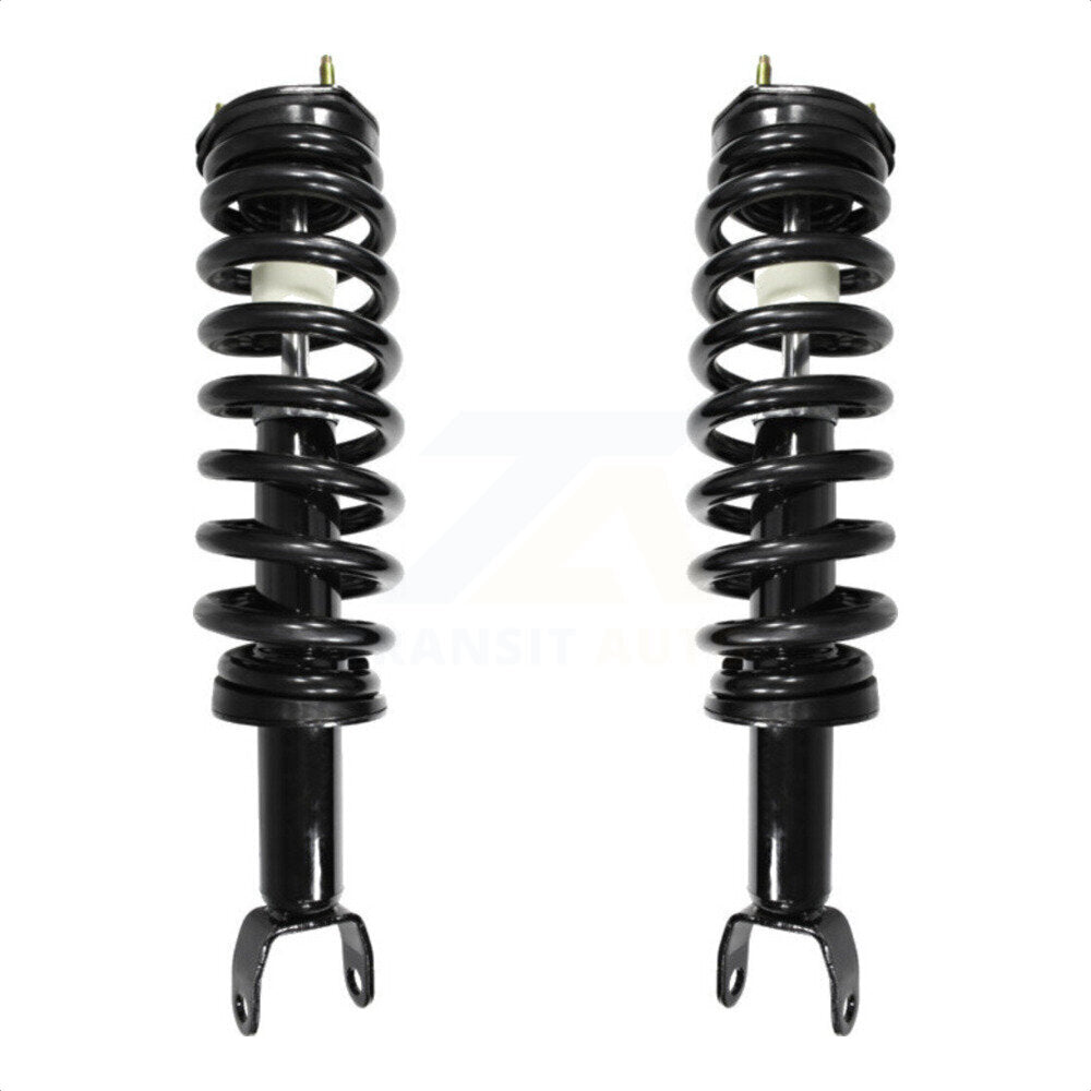 Front Complete Shocks Strut & Coil Spring Pair For 2006-2008 Dodge Ram 1500 Standard Cab Pickup Crew with 4WD Excludes Rear Wheel Drive TRX4 Models SRT-10 K78A-100050 by Transit Auto