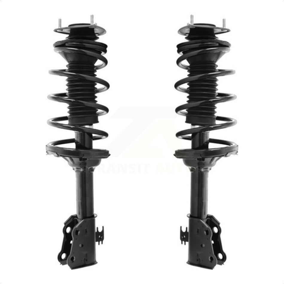 Front Complete Suspension Shocks Strut And Coil Spring Mount Assemblies Pair For 2000-2005 Toyota Echo K78A-100055 by Transit Auto