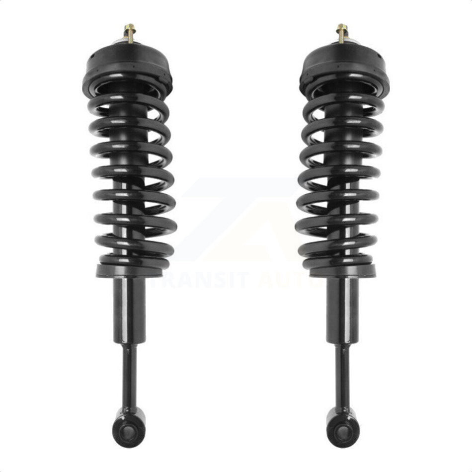 Front Complete Suspension Shocks Strut And Coil Spring Mount Assemblies Pair For 2007-2010 Ford Explorer Sport Trac 4WD Excludes Rear Wheel Drive K78A-100057 by Transit Auto