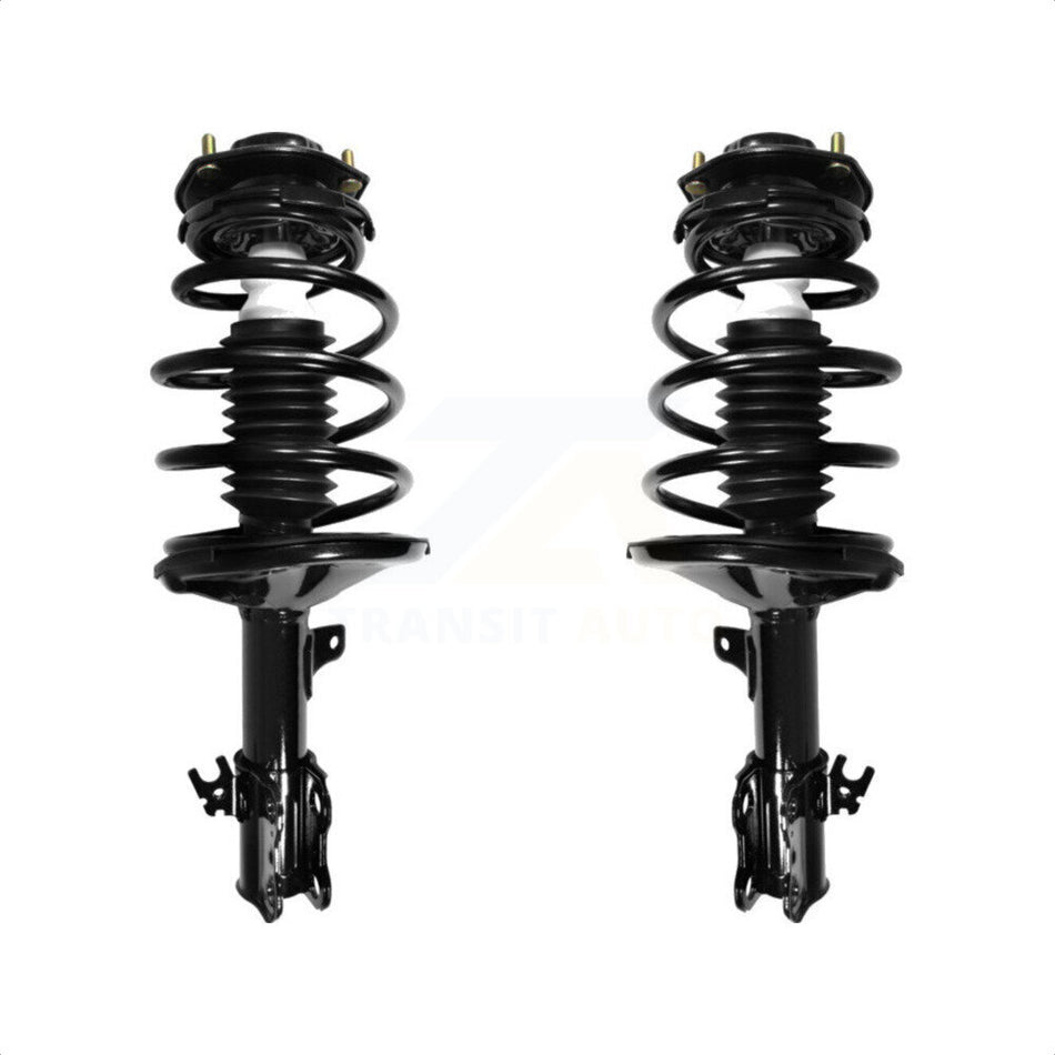 Front Complete Suspension Shocks Strut And Coil Spring Mount Assemblies Kit For Toyota Camry Solara Excludes V6 Engine K78A-100093 by Transit Auto