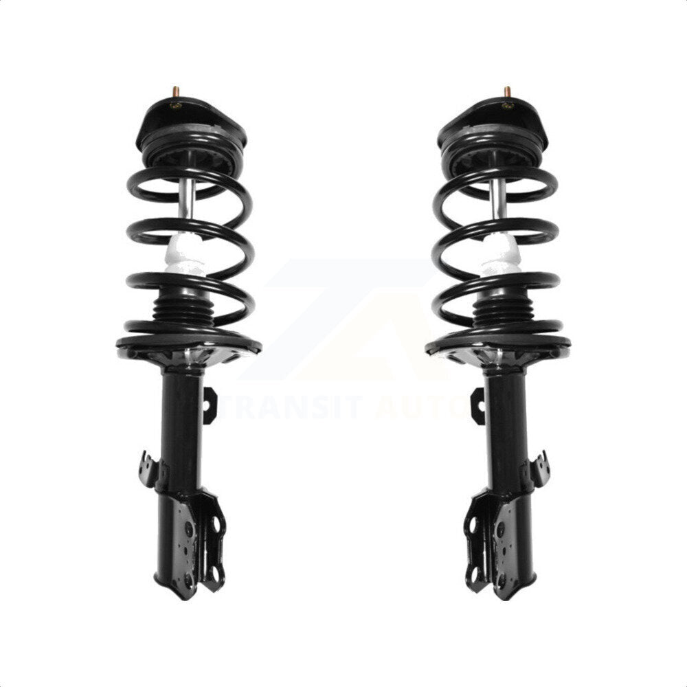 Front Complete Suspension Shocks Strut And Coil Spring Mount Assemblies Kit For 2003-2008 Toyota Matrix Pontiac Vibe K78A-100101 by Transit Auto