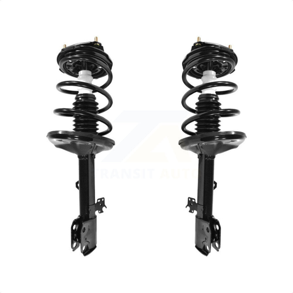 Front Complete Suspension Shocks Strut And Coil Spring Mount Assemblies Kit For 2001-2005 Toyota RAV4 AWD Excludes Wheel Drive K78A-100199 by Transit Auto