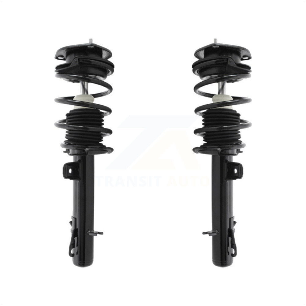 Front Complete Shocks Strut And Coil Spring Mount Assemblies Kit For Mini Cooper 07-08 Excludes Convertible Wagon JCW Models; 09-15 Coupe Models K78A-100213 by Transit Auto