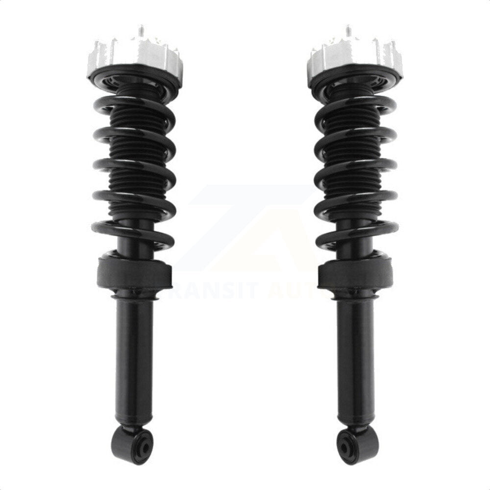 Rear Complete Suspension Shocks Strut And Coil Spring Mount Assemblies Pair For Porsche Cayenne Audi Q7 Volkswagen Touareg Excludes Models with Air Electronic K78A-100242 by Transit Auto