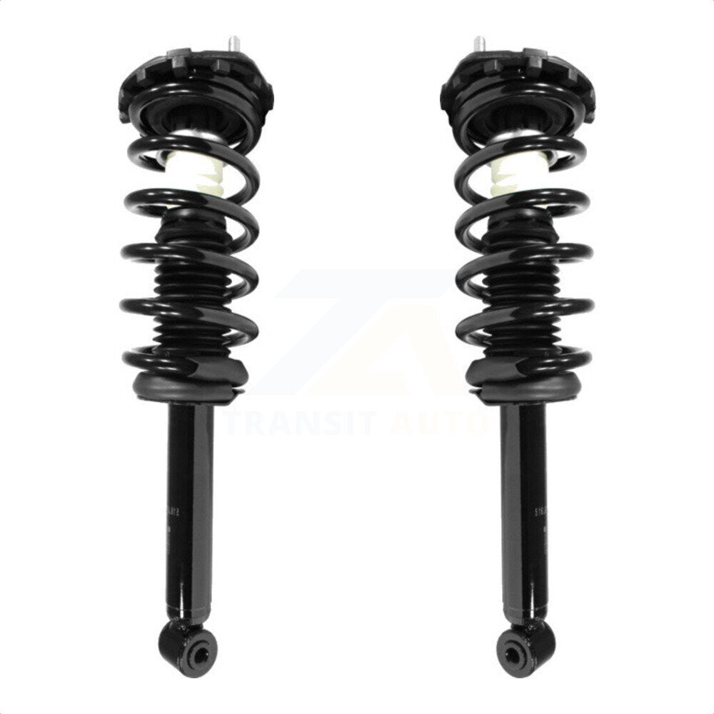 Rear Complete Suspension Shocks Strut And Coil Spring Mount Assemblies Pair For Nissan Maxima Infiniti I35 I30 INFINITI excludes electronic adjustable suspension K78A-100250 by Transit Auto