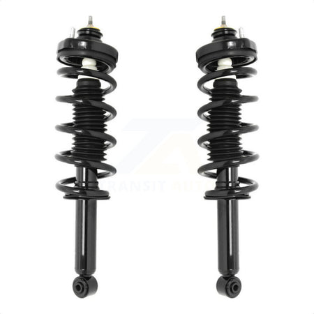 Rear Complete Suspension Shocks Strut And Coil Spring Mount Assemblies Pair For 2011-2019 Dodge Journey Excludes Performance K78A-100252 by Transit Auto