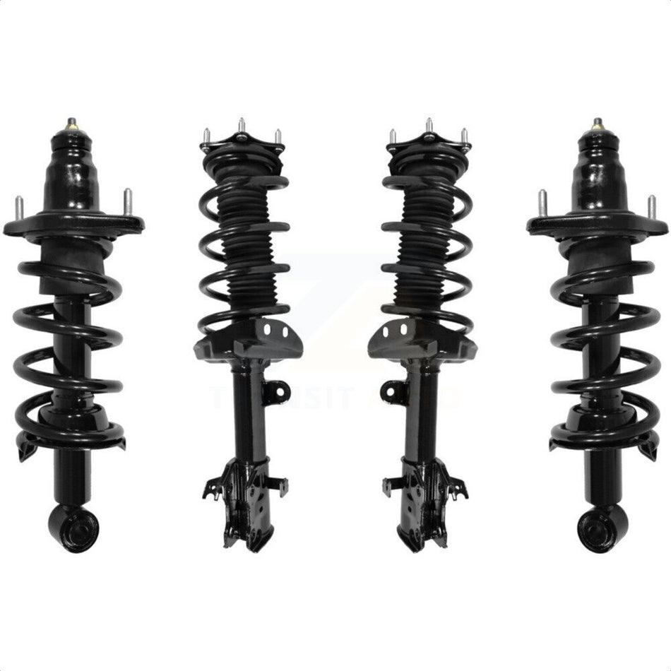 Front Rear Complete Suspension Shocks Strut And Coil Spring Mount Assemblies Kit For 2007-2011 Honda CR-V K78A-100297 by Transit Auto