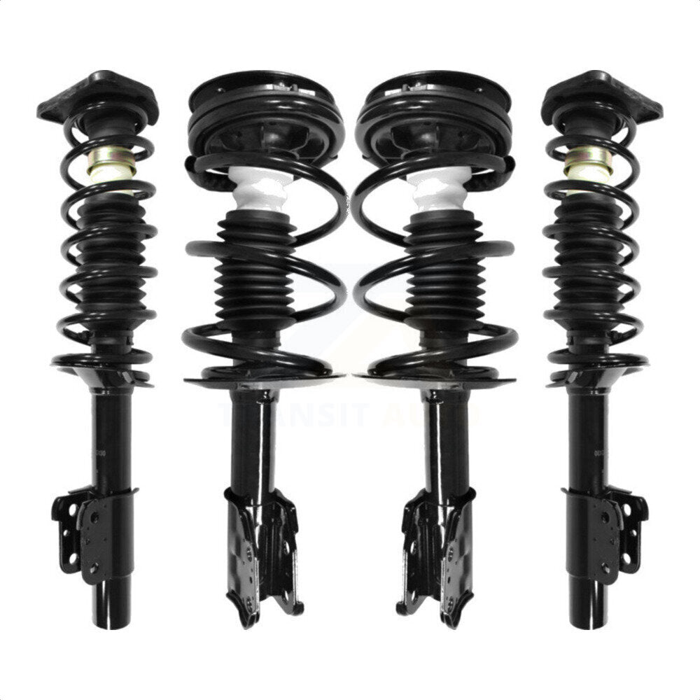 Front Rear Complete Suspension Shocks Strut And Coil Spring Mount Assemblies Kit For Chevrolet Pontiac Grand Am Malibu Oldsmobile Alero Classic Cutlass K78A-100310 by Transit Auto