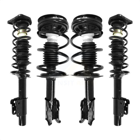 Front Rear Complete Suspension Shocks Strut And Coil Spring Mount Assemblies Kit For Chevrolet Pontiac Grand Am Malibu Oldsmobile Alero Classic Cutlass K78A-100310 by Transit Auto