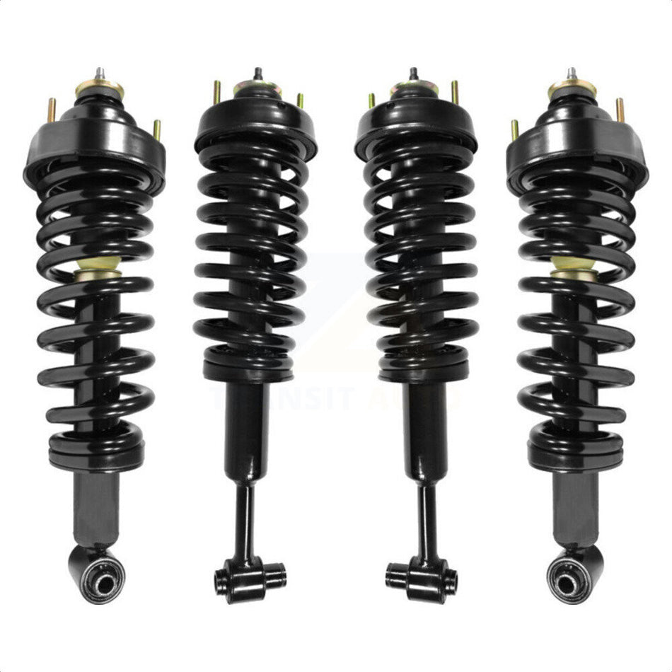 Front Rear Complete Suspension Shocks Strut And Coil Spring Mount Assemblies Kit For 2002-2003 Mercury Mountaineer K78A-100311 by Transit Auto