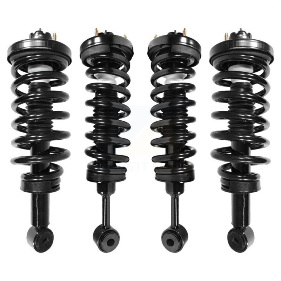 Front Rear Complete Suspension Shocks Strut And Coil Spring Mount Assemblies Kit For 2003-2006 Ford Expedition Lincoln Navigator Excludes Air K78A-100314 by Transit Auto